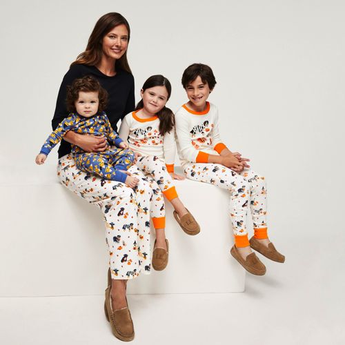 AmberEft Pajamas for Girls Cotton Toddler Kid Clothes 2-Piece Sleepwear Children PJs Set 2-8T 