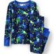 Kids Long Sleeve Top and Bottom Snug Fit Pajama Set, Front