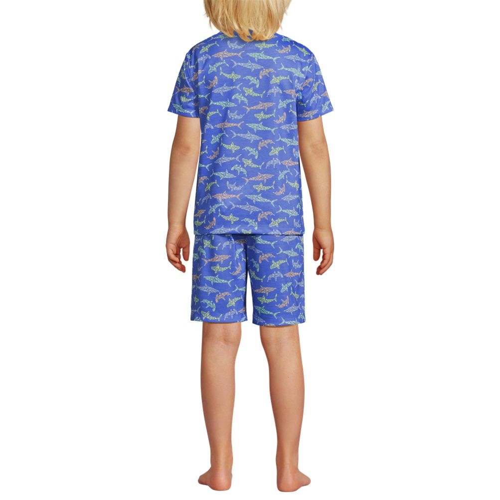 Boys Short Sleeve Tee and Shorts Pajama Set Lands End