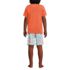 Boys Short Sleeve Tee and Shorts Pajama Set, Back