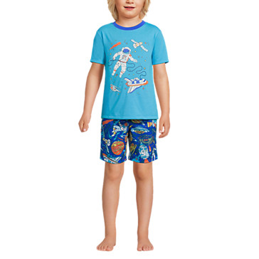 Kurzes Pyjama-Set mit Grafik für große Jungen image number 1