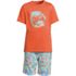Boys Short Sleeve Tee and Shorts Pajama Set, Front