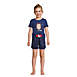Girls Short Sleeve Tee and Shorts Pajama Set, alternative image