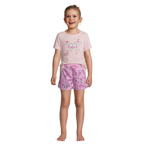 Kurzes Pyjama-Set mit Grafik für große Mädchen image number 3