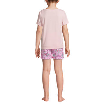 Kurzes Pyjama-Set mit Grafik für große Mädchen image number 2