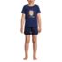 Girls Short Sleeve Tee and Shorts Pajama Set, Front