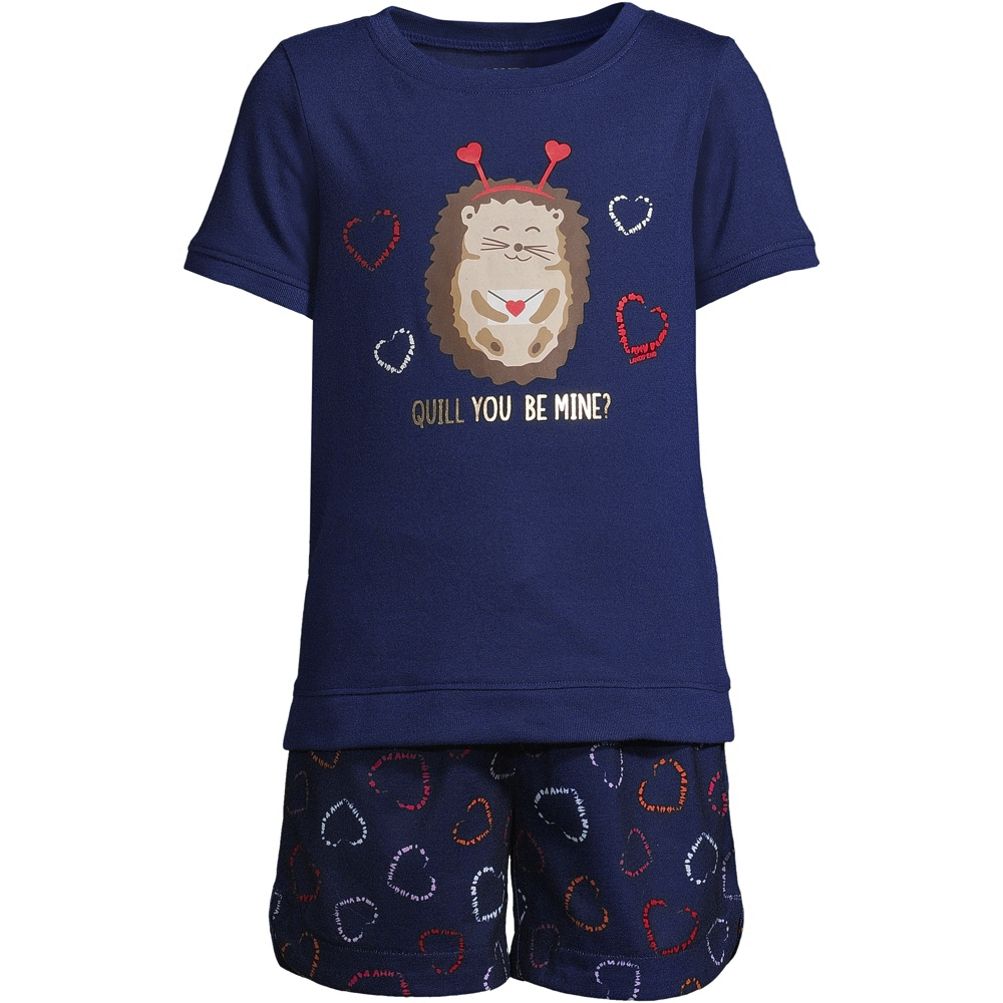 Girls short sleeve discount pjs