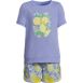 Girls Short Sleeve Tee and Shorts Pajama Set, Front