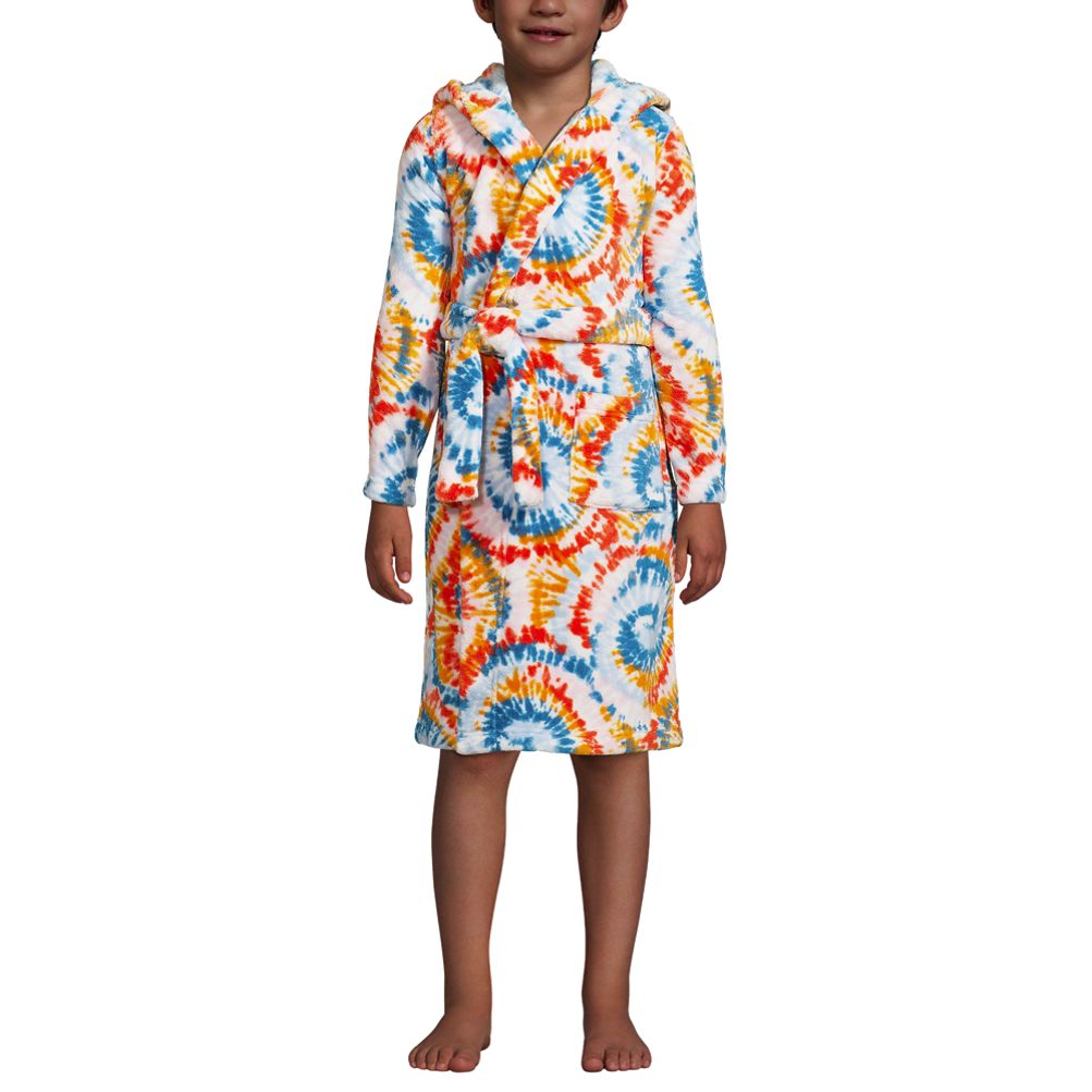 Children's Hooded Robe with Piped Edges - Emissary Fine Linens