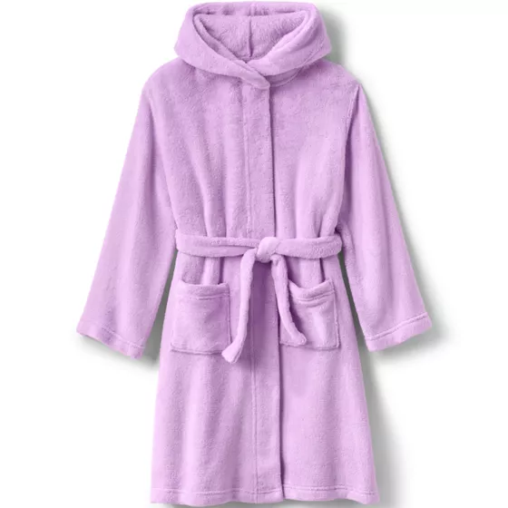 Kids Fleece Hooded Robe - primary