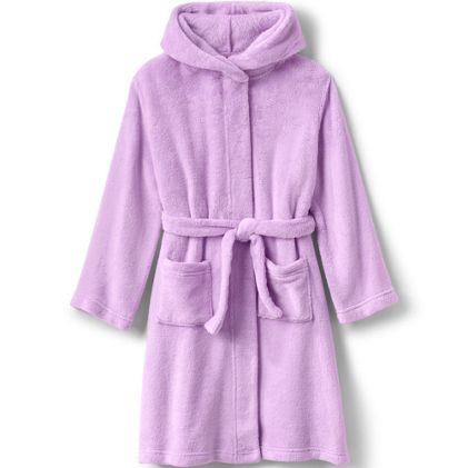 Kids Fleece Hooded Robe - primary
