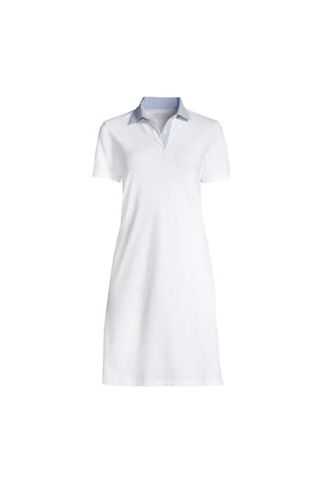Women's Short Sleeve Mesh Cotton Dress
