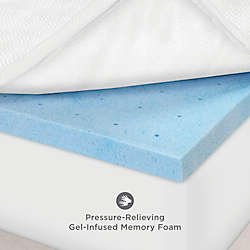 Sensorpedic Gel Memory Foam Mattress Topper, alternative image