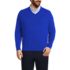 Men's Big Fine Gauge Cashmere V-neck Sweater, Front