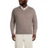 Men's Big and Tall Fine Gauge Cashmere V-neck Sweater, Front