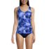 Women's Chlorine Resistant Adjustable Underwire Tankini Swimsuit Top, alternative image