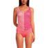 Women's Chlorine Resistant Adjustable Underwire Tankini Swimsuit Top, alternative image
