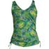 Women's D-Cup Chlorine Resistant Adjustable Underwire Tankini Swimsuit Top , Front