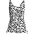 Women's Chlorine Resistant Adjustable Underwire Tankini Swimsuit Top, Front