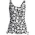 Women's Plus Size Chlorine Resistant Adjustable Underwire Tankini Swimsuit Top, Front