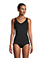 Women's Adjustable Chlorine Resistant V-neck Underwire Tankini Top - DDD Cup