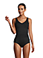 Women's Adjustable Chlorine Resistant V-neck Underwire Tankini Top - DDD Cup