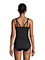 Women's Adjustable Chlorine Resistant V-neck Underwire Tankini - D Cup