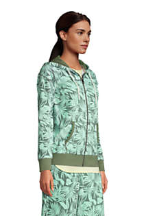 Women's Seriously Terry UPF Long Sleeve Full Zip Hoodie, alternative image