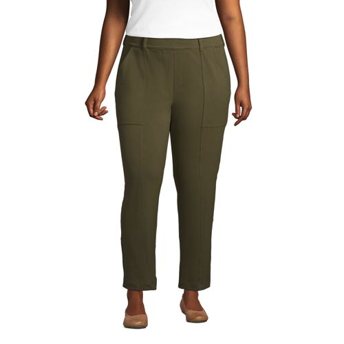 Plus-Size Pull-On Pants