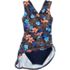Women's Chlorine Resistant Tummy Control Surplice Wrap Swim Dress One Piece Swimsuit, alternative image
