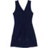 Women's Petite Chlorine Resistant Tummy Control Surplice Wrap Swim Dress One Piece Swimsuit, alternative image