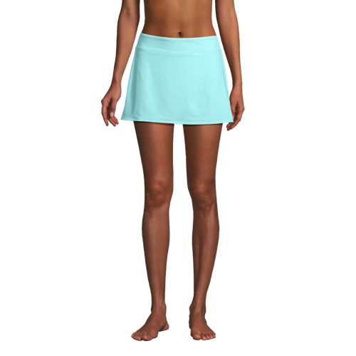 Women's Chlorine Resistant Tummy Control Swim Skirt Swim Bottoms | Lands'  End