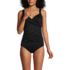 Women's V-Neck Wrap Underwire Tankini Swimsuit Top , Front