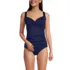 Women's V-Neck Wrap Underwire Tankini Swimsuit Top , Front
