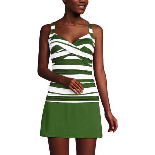 White/Fusion Green Stripes