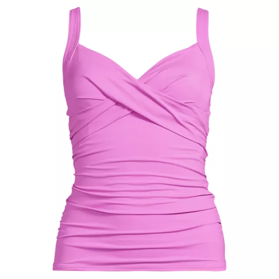 Women's Sweetheart Wrap Underwire Tankini Top - primary