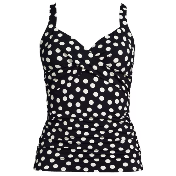 Women's Sweetheart Wrap Underwire Tankini Top - primary