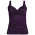Women's V-Neck Wrap Underwire Tankini Swimsuit Top , Front