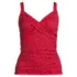Women's Sweetheart Wrap Underwire Tankini Top, Front