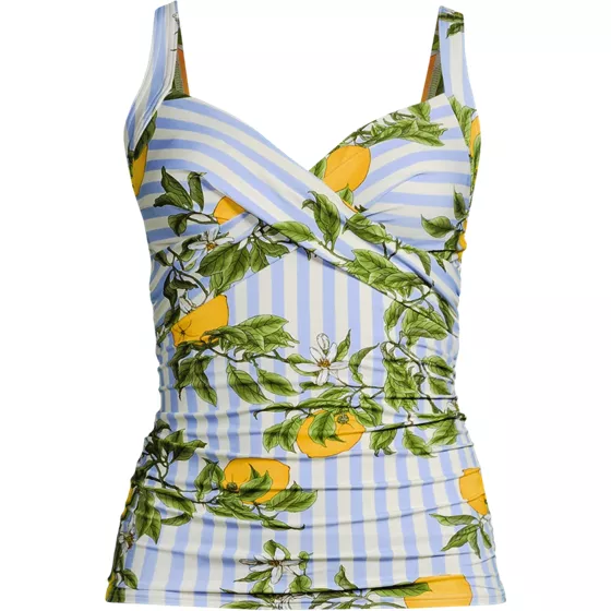 Women's Sweetheart Wrap Underwire Tankini Top - primary