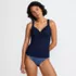 Women's V-Neck Wrap Underwire Tankini Swimsuit Top , alternative image