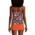 Women's V-Neck Wrap Underwire Tankini Swimsuit Top, Back