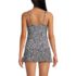 Women's V-Neck Wrap Underwire Tankini Swimsuit Top, Back