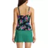 Women's Petite Sweetheart Wrap Underwire Tankini Top , Back