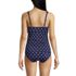 Women's V-Neck Wrap Underwire Tankini Swimsuit Top, Back