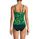 Women's Chlorine Resistant Wrap Underwire Tankini Swimsuit Top , Back