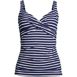 Women's Chlorine Resistant Wrap Underwire Tankini Swimsuit Top , Front