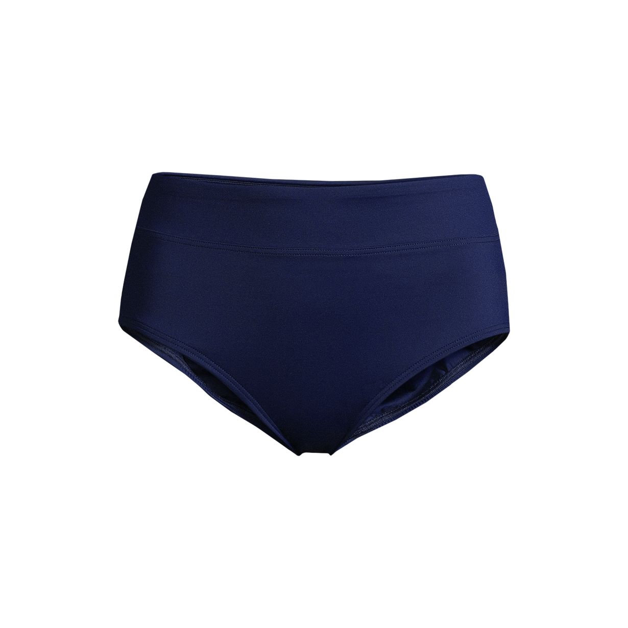 Women's Chlorine Resistant Tummy Control High Waisted Bikini Swim Bottoms