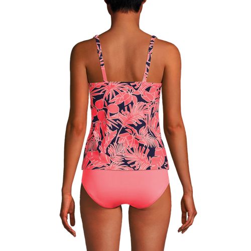 Women's Square Neck Underwire Tankini Swimsuit Top - image 2