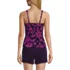 Women's Square Neck Underwire Tankini Swimsuit Top, Back